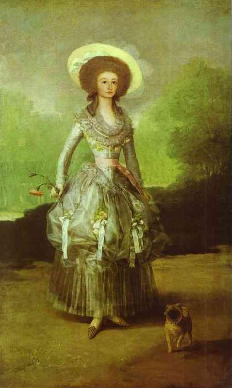 Francisco Jose de Goya The Marquesa de Pontejos Sweden oil painting art